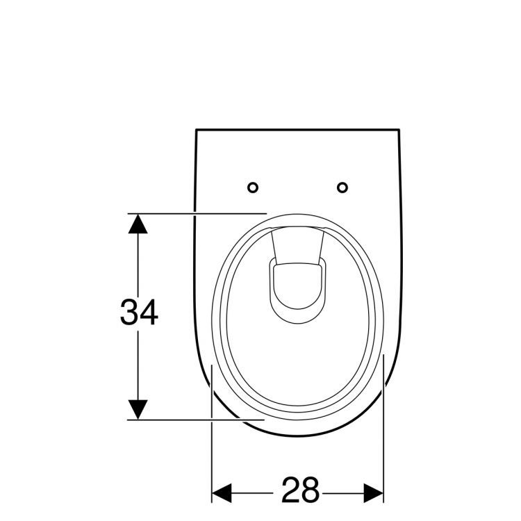 Унитаз Geberit Renova Nr. 1 Premium, 203070000