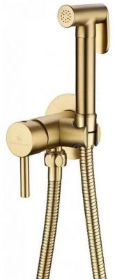 Гигиенический душ со смесителем Grocenberg GB001MG Золото матовое