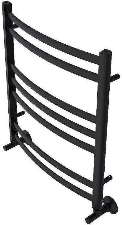 Водяной полотенцесушитель Aquatek Лугано П7 500x600 AQ DOC0760BL Черный муар