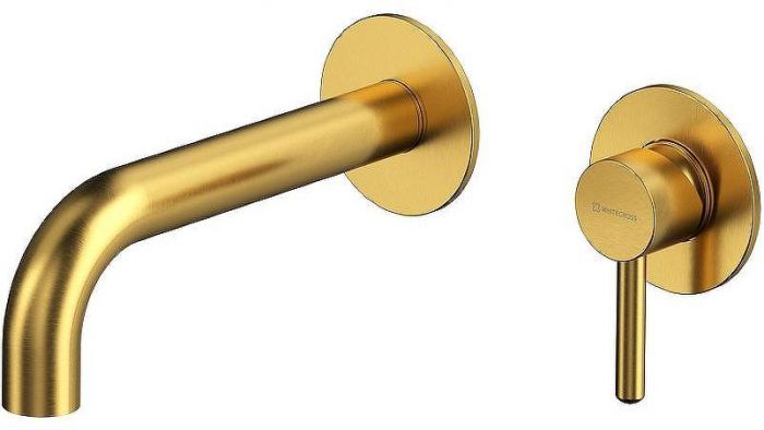 Смеситель для раковины Whitecross Y brushed gold Y1216GLB Брашированное золото