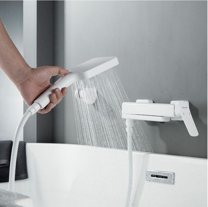 Смеситель для ванны Shevanik S99C S9952C цвет Белый