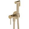 Гигиенический душ со смесителем Newform Idroscopini 886E.59.098 цвет Pale Gold