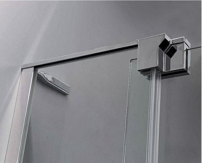 Душевой уголок Cezares Slider 110х100 SLIDER-AH-2-90/100-100/110-BR-NERO профиль Черный матовый стекло бронзовое