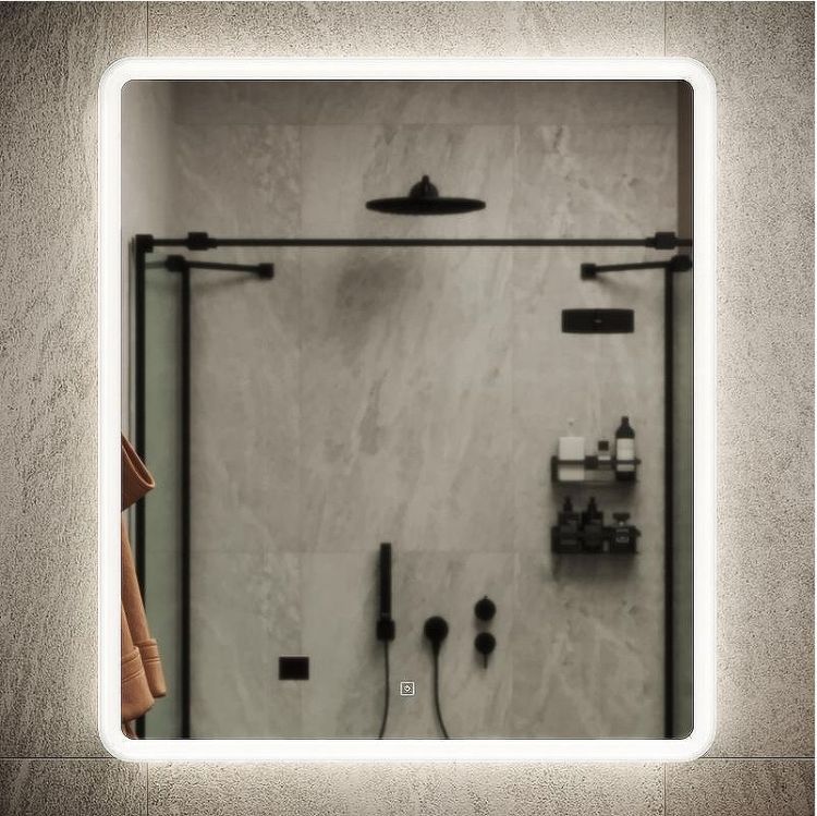 Зеркало Sancos Arcadia 70 AR700 с подсветкой с сенсорным выключателем Зеркало Sancos Arcadia 70 AR700 с подсветкой с сенсорным выключателем