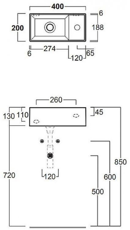 Раковина Simas Agile 40 R AG20 nero matt*1 Черная матовая