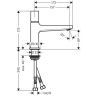 Hansgrohe Metropol смеситель для раковины однорычажный, 100, цвет: хром