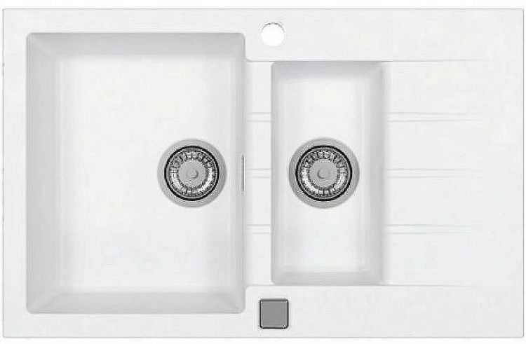 Кухонная мойка Alveus Granital Cadit 70 Arctic G11 790x500 1131357 Белая