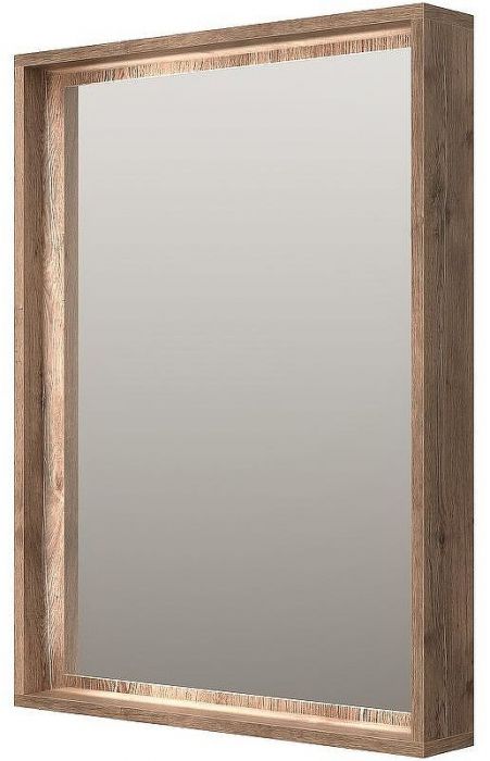 Зеркало Brevita Dallas 60 DAL-02060-074 с подсветкой Дуб Галифакс олово с сенсорным выключателем