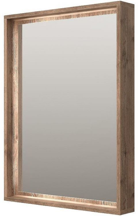 Зеркало Brevita Dallas 60 DAL-02060-074 с подсветкой Дуб Галифакс олово с сенсорным выключателем