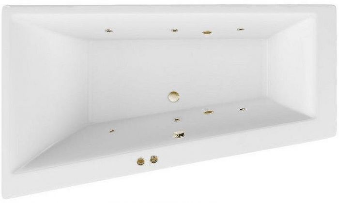 Акриловая ванна Excellent Sfera 170x100 L WAEX.SFL17.SOFT.BR с гидромассажем