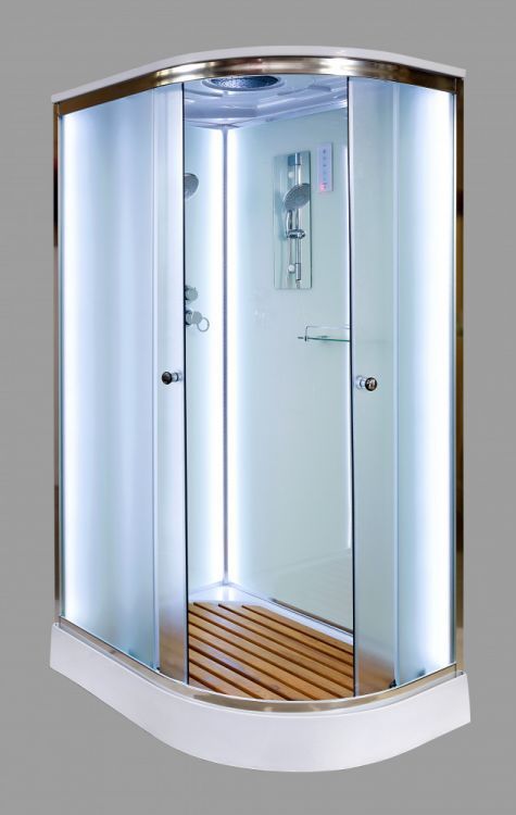 Душевая кабина Deto D102S LED L 120x80x220