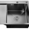 Кухонная мойка Ростовская Мануфактура Сантехники 78 MRK-7851BL-R Темный графит Кухонная мойка Ростовская Мануфактура Сантехники 78 MRK-7851BL-R Темный графит