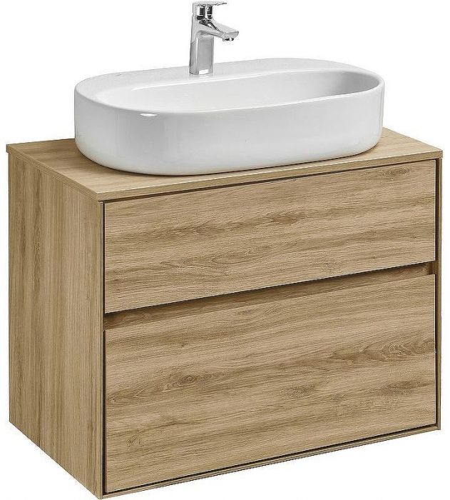 Тумба под раковину Aquaton Либерти 75 1A279501LYC70 подвесная Дуб эльвезия