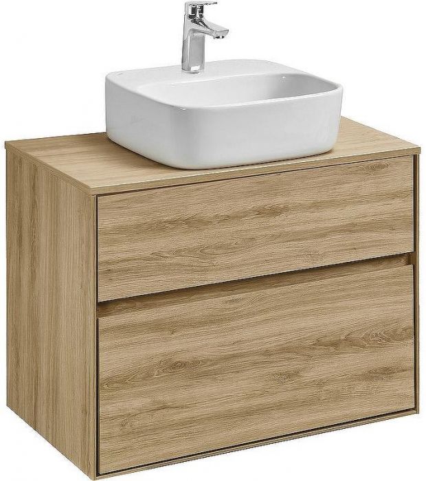 Тумба под раковину Aquaton Либерти 75 1A279501LYC70 подвесная Дуб эльвезия