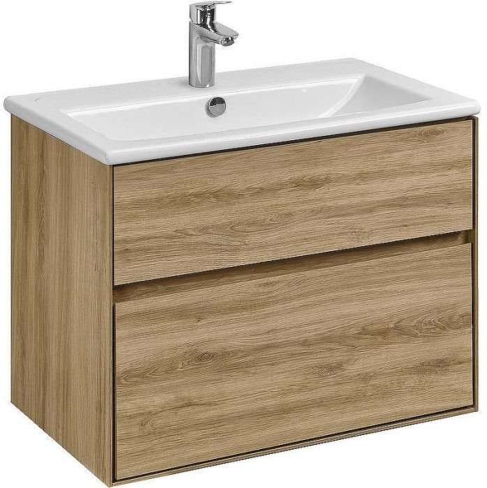 Тумба под раковину Aquaton Либерти 75 1A279501LYC70 подвесная Дуб эльвезия