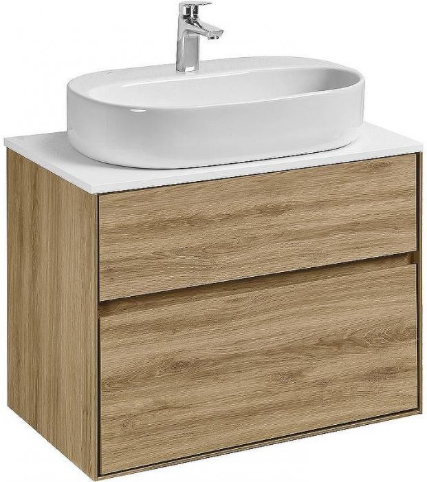 Тумба под раковину Aquaton Либерти 75 1A279501LYC70 подвесная Дуб эльвезия