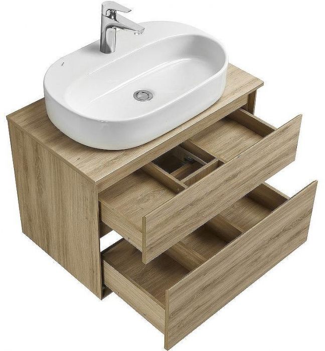 Тумба под раковину Aquaton Либерти 75 1A279501LYC70 подвесная Дуб эльвезия