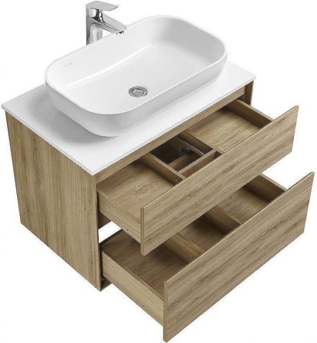 Тумба под раковину Aquaton Либерти 75 1A279501LYC70 подвесная Дуб эльвезия