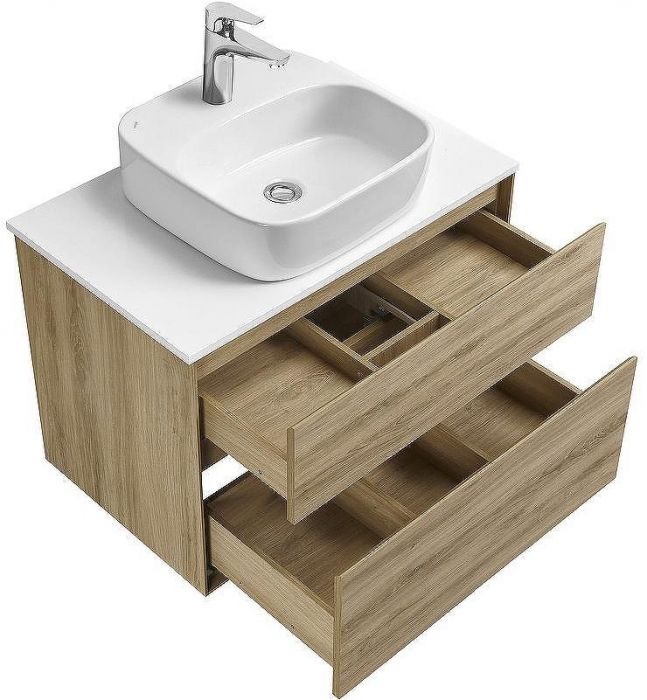 Тумба под раковину Aquaton Либерти 75 1A279501LYC70 подвесная Дуб эльвезия