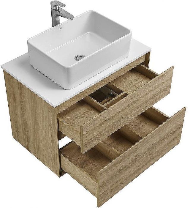 Тумба под раковину Aquaton Либерти 75 1A279501LYC70 подвесная Дуб эльвезия