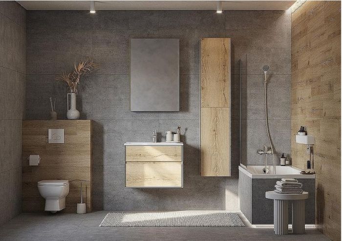 Тумба под раковину Aquaton Либерти 75 1A279501LYC70 подвесная Дуб эльвезия