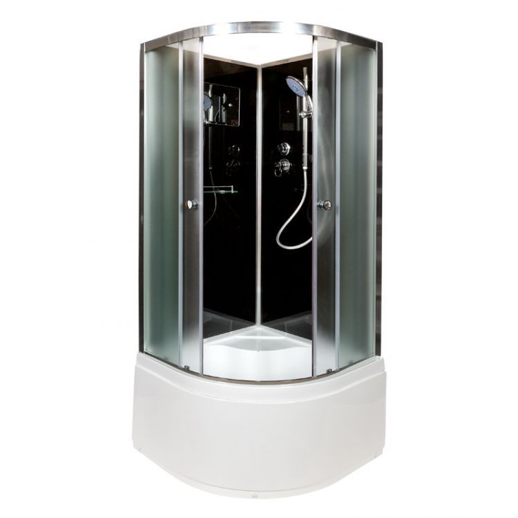 Душевая кабина Deto B10 BLACK 100x100x208