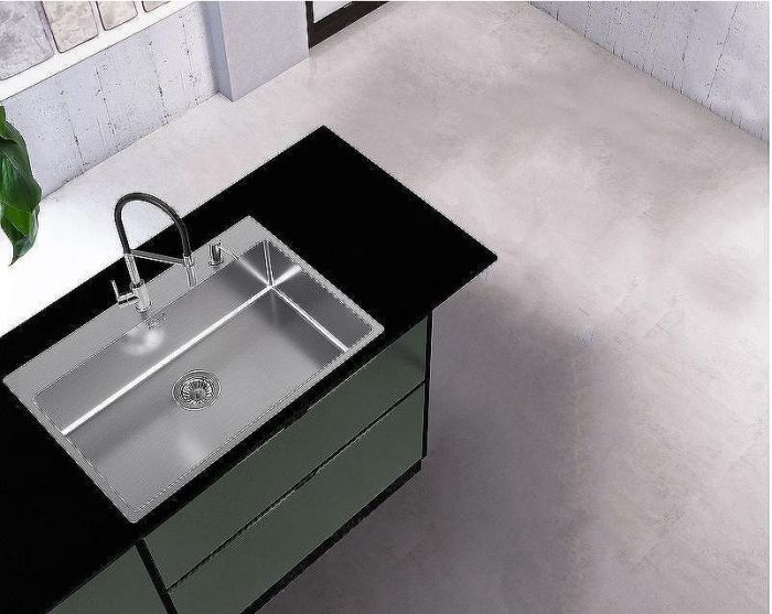 Кухонная мойка Alveus Nox 130 BRS 740x515x200 1149938 Брашированная сталь