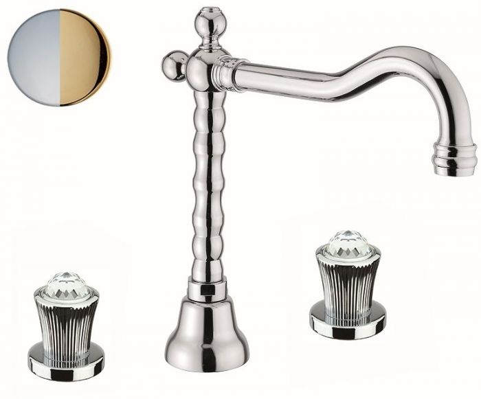 Смеситель для раковины Fiore Venere Sky 13CO0637 цвет Хром Золото