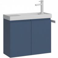 Тумба с раковиной Orka Ferla 60 5004323 подвесная Синяя матовая