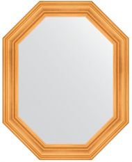 Зеркало Evoform Octagon 79х99 BY 7305 в багетной раме - Травленое золото 99