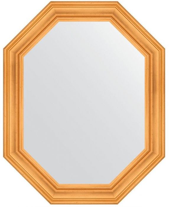Зеркало Evoform Octagon 79х99 BY 7305 в багетной раме - Травленое золото 99