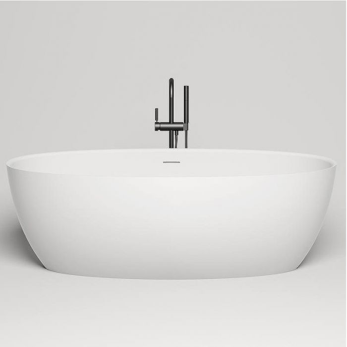 Ванна из искусственного камня Salini Alda 160х70 101914G Белая глянцевая