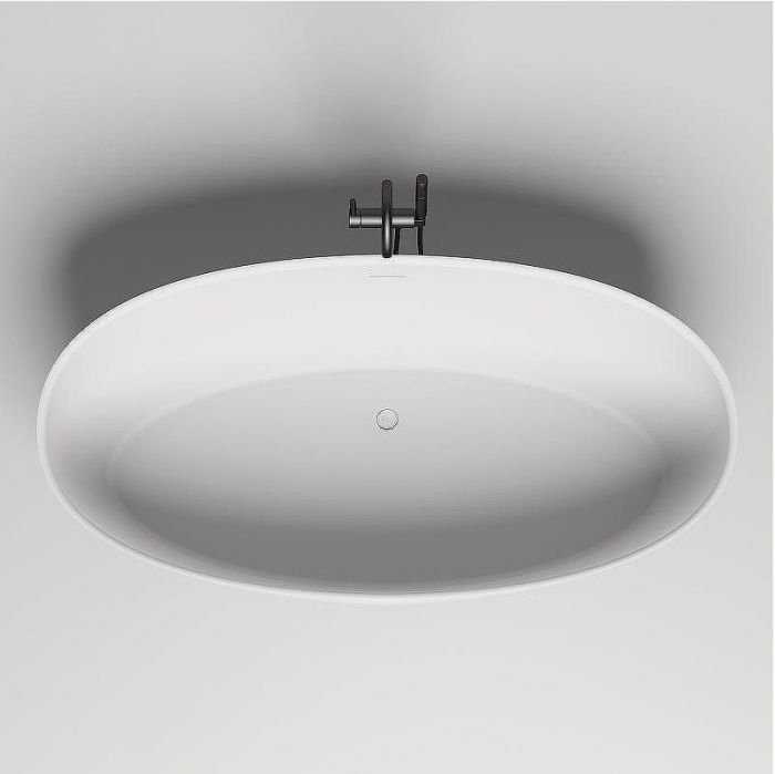 Ванна из искусственного камня Salini Alda 160х70 101914G Белая глянцевая