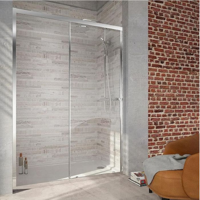 Душевая дверь Jacob Delafon Serenity 140 E14C140-GA профиль Хром стекло прозрачное