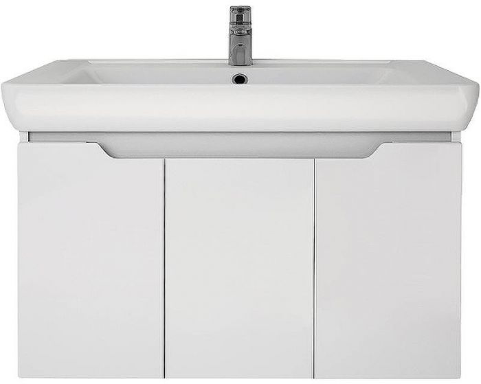 Тумба под раковину Dreja Q (D) 80 99.1003 подвесная Белая