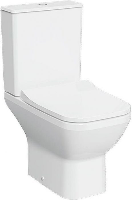 Унитаз компакт Vitra Integra Square Open-Back 9833B003-7205 с бачком и сиденьем Микролифт
