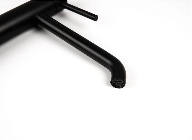 Смеситель для раковины Knotlor Eclipse SS-21/BL цвет Черный матовый Смеситель для раковины Knotlor Eclipse SS-21/BL цвет Черный матовый