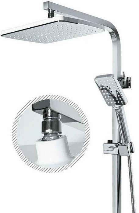 Душевая система Grocenberg GB7008WC Белая Хром