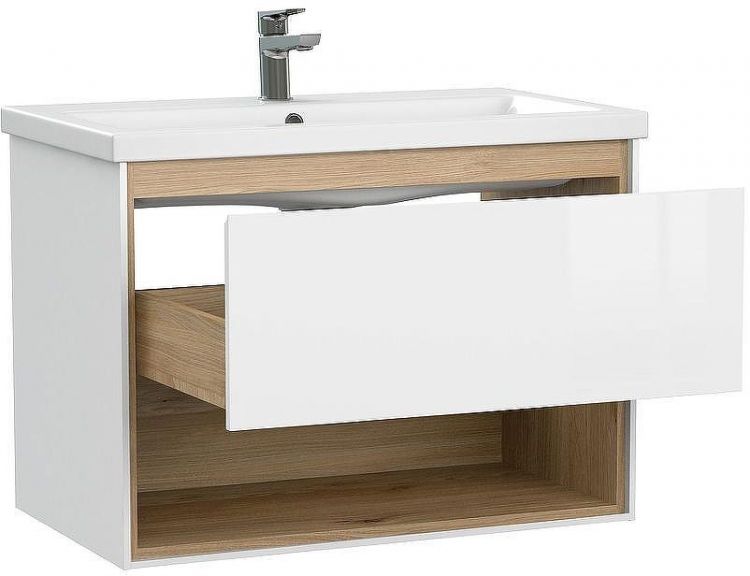 Тумба под раковину Cersanit Louna 80 64071 подвесная Белая