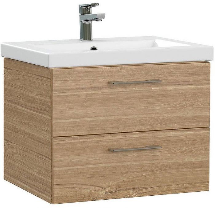 Тумба под раковину Cersanit Lara 60 64134 подвесная Орех