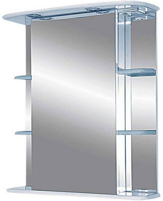 Зеркальный шкаф Misty Магнолия 65 R Э-Маг04065-01СвП с подсветкой Белый