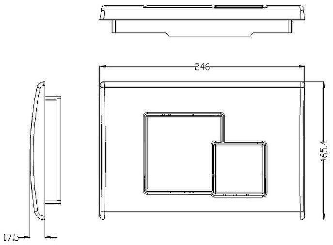 Комплект унитаза Damixa Jupiter DX77C1738SC с сиденьем Микролифт и инсталляцией WeltWasser WW Marberg 507 10000005949+10000005953 с клавишей смыва Хром глянцевый