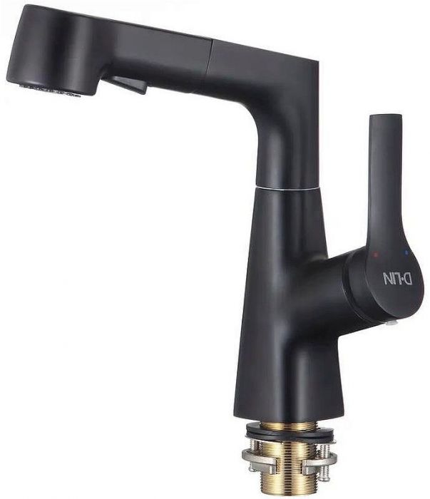 Смеситель для кухни D-Lin D158374-A Черный матовый