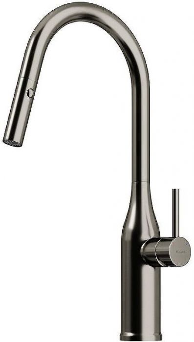 Смеситель для кухни Sancos Grand SC4002GG Вороненная сталь