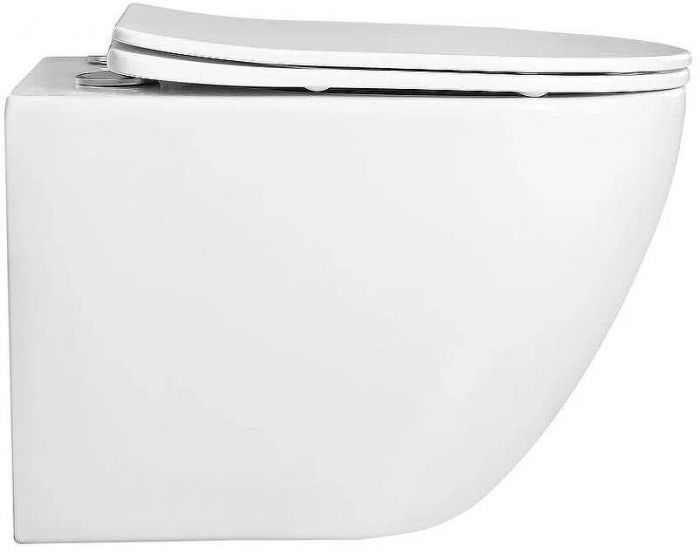 Комплект унитаза Aquatek Европа AQ1900-00 с инсталляцией Grohe Rapid SL 38775001 с сиденьем Микролифт и клавишей смыва Хром