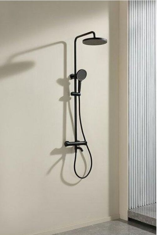 Душевая система Arrow AMG13SH848U2BC с термостатом цвет Черный матовый Душевая система Arrow AMG13SH848U2BC с термостатом цвет Черный матовый