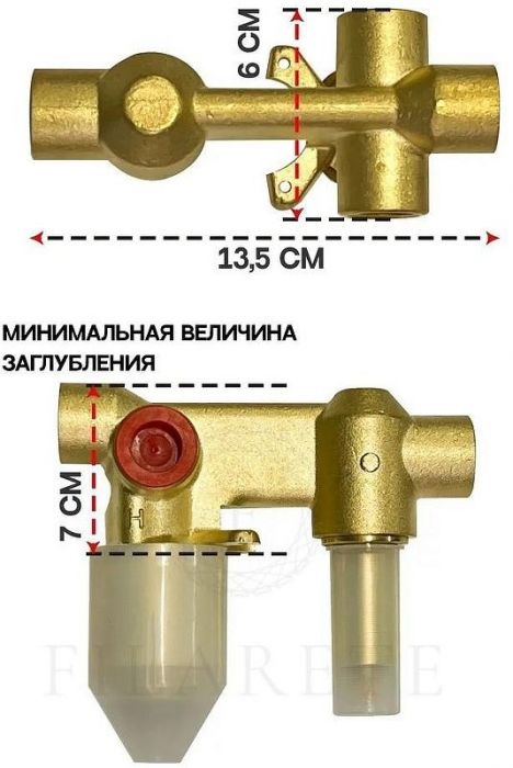 Душевая система FILARETE Roun FL1022MG цвет Золото матовое