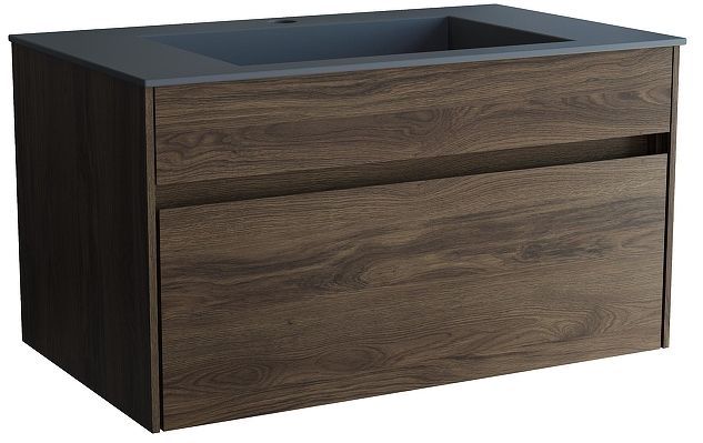 Тумба под раковину Vincea Chiara 80 VMC-2C800CO подвесная цвет C.Oak