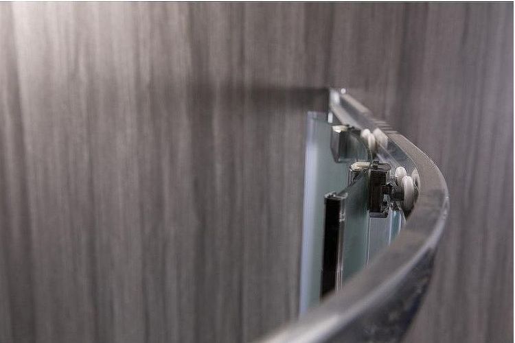 Душевой уголок Esbano ESR-8010 80x80 ESUGR8010 профиль Хром стекло рифленое