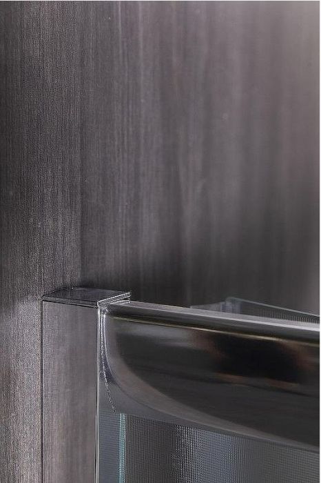 Душевой уголок Esbano ESR-8010 80x80 ESUGR8010 профиль Хром стекло рифленое